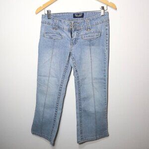 Angels Jeans Light Wash Low Rise Vintage Early 2000s Y2K Capris Women's Size 5